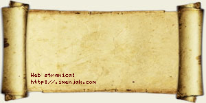 Jana Boca vizit kartica